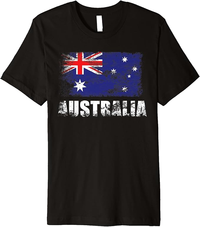 Australia Flag TShirt Australian Flag Tee Clothing
